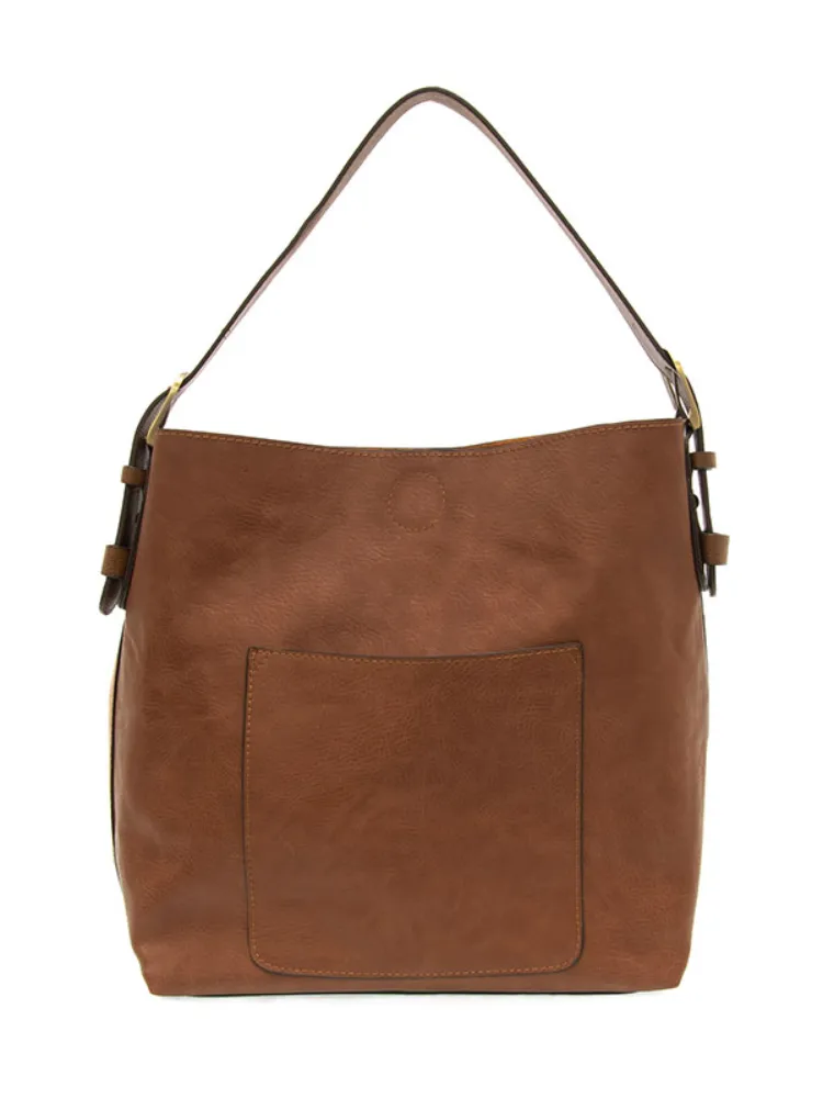 Joy Susan Classic Hobo Handbag- Walnut / Coffee Handle