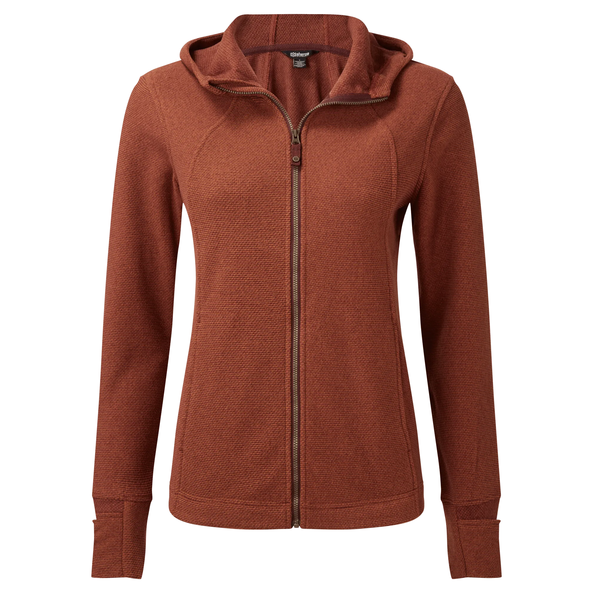 Kula Full Zip Hoodie - Beet Red