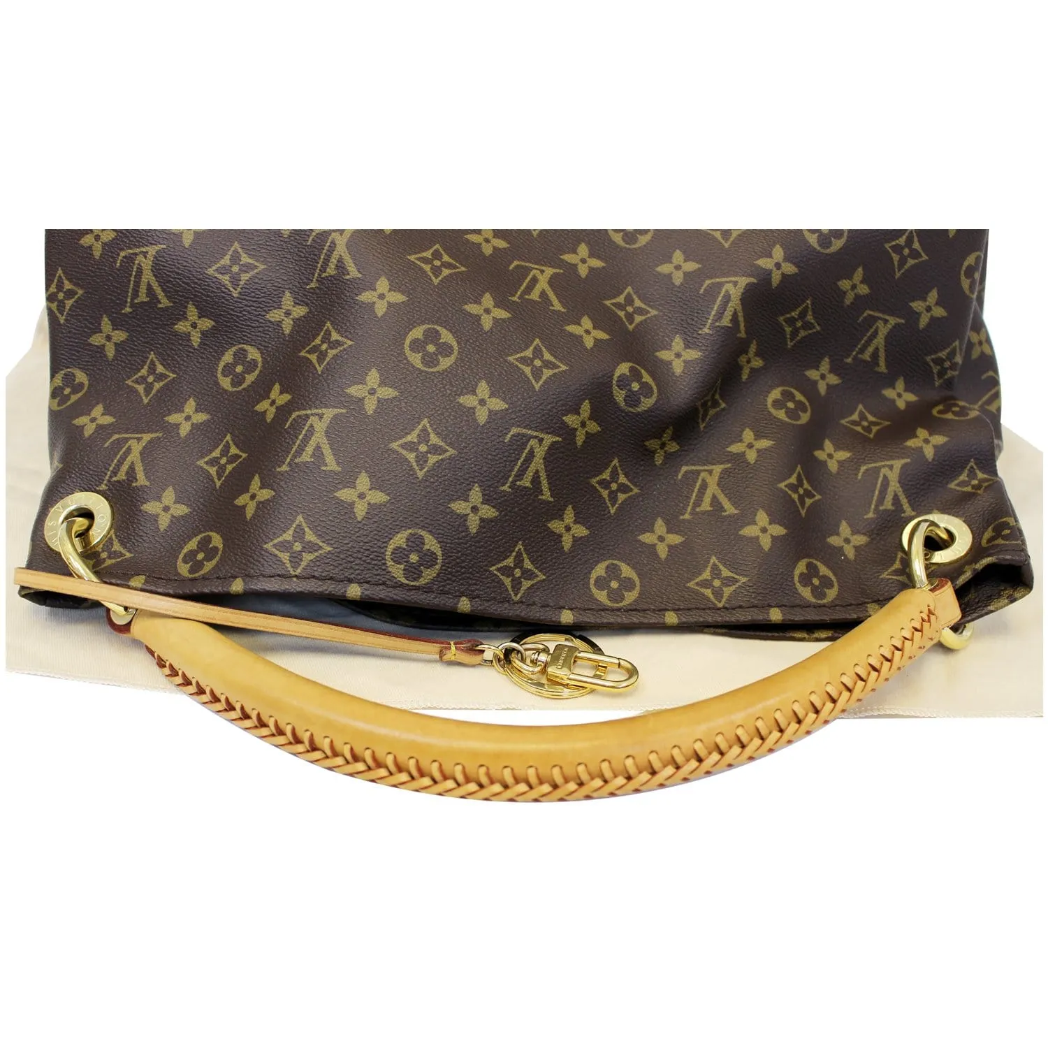 LOUIS VUITTON Artsy MM Monogram Canvas Hobo Shoulder Bag