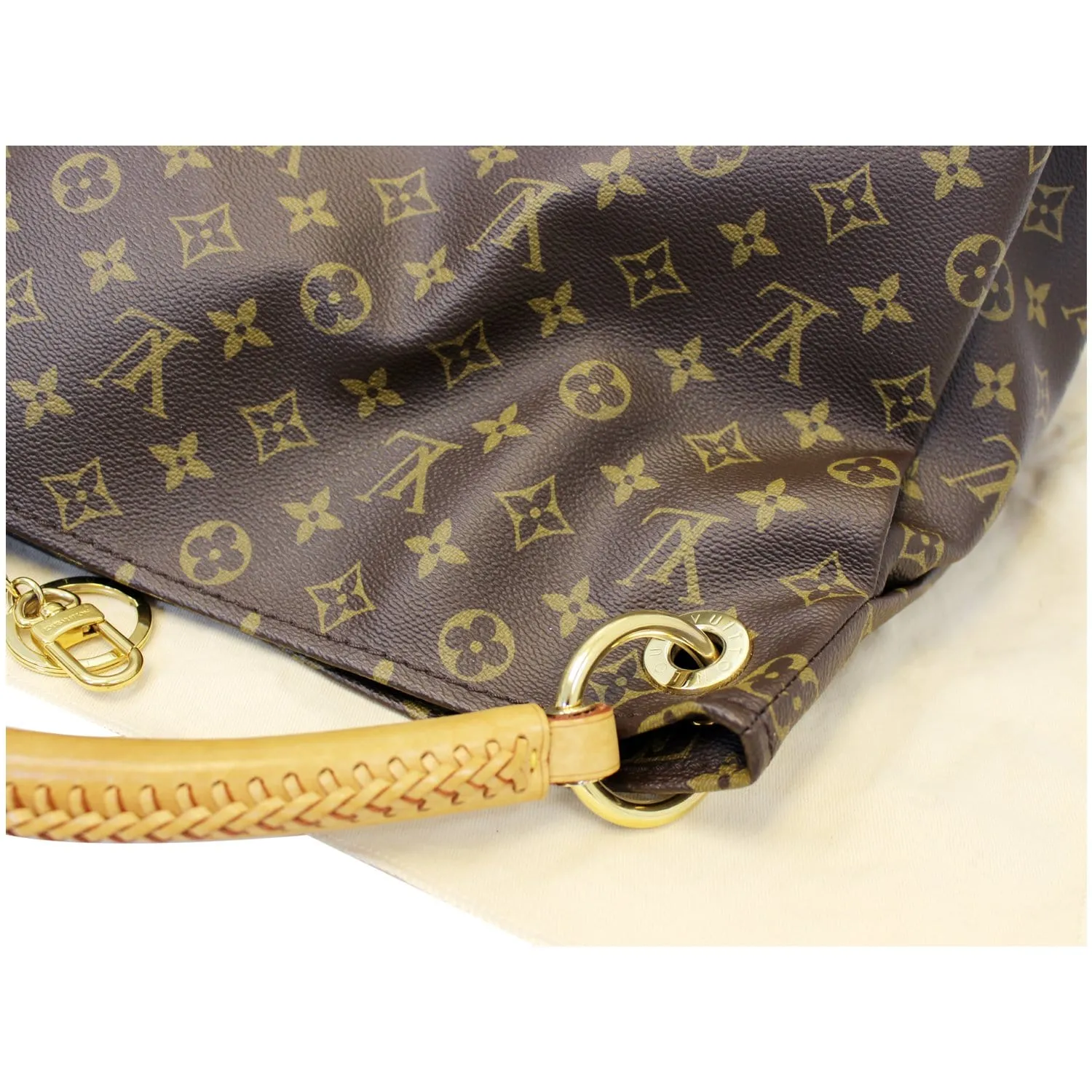 LOUIS VUITTON Artsy MM Monogram Canvas Hobo Shoulder Bag