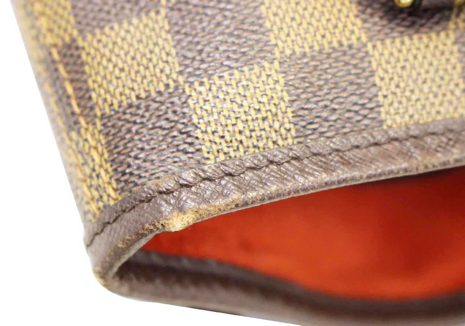 LOUIS VUITTON Damier Ebene Brown Marais Bucket Shoulder Bag - Final Call