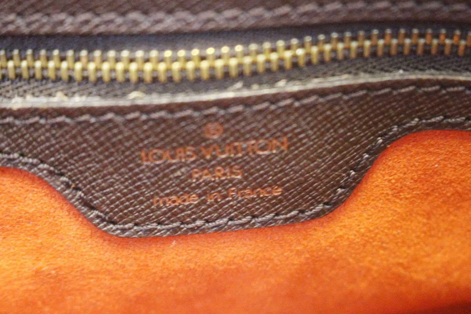 LOUIS VUITTON Damier Ebene Brown Marais Bucket Shoulder Bag - Final Call