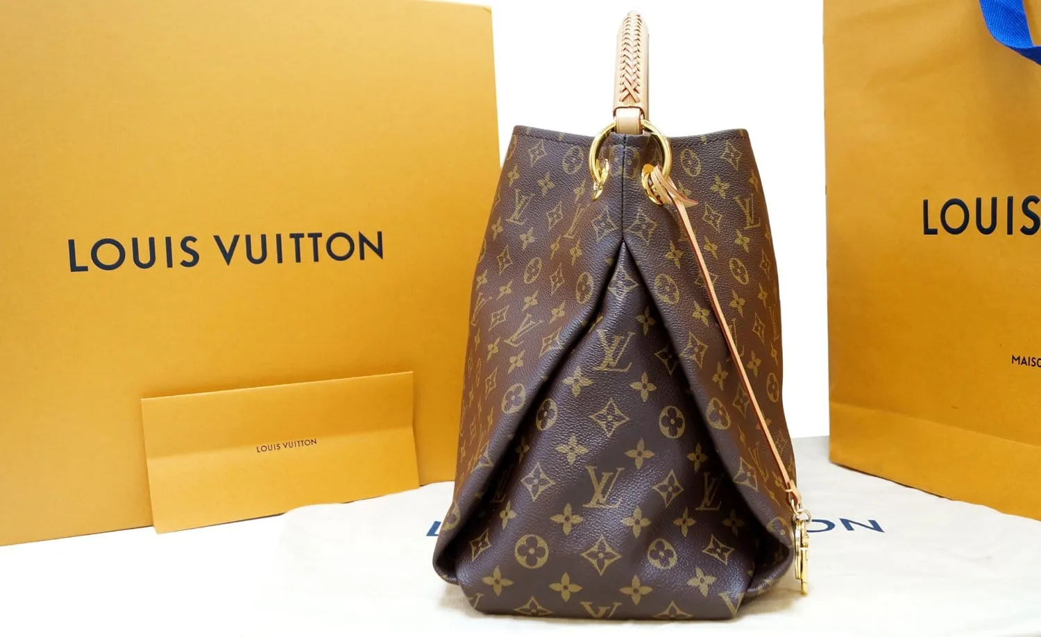 LOUIS VUITTON Monogram Canvas Artsy MM Hobo Shoulder Bag