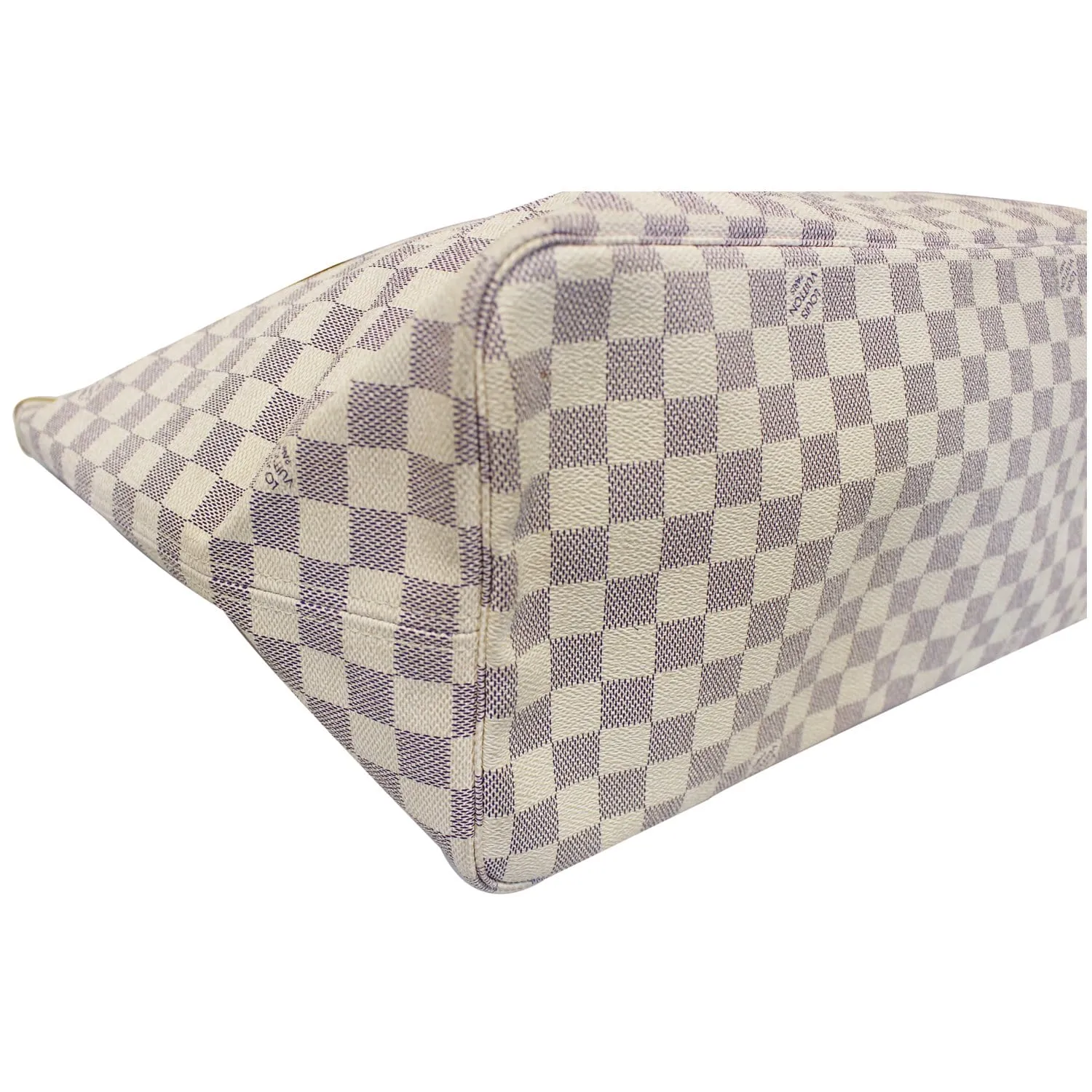 LOUIS VUITTON Neverfull GM Damier Azur Tote Shoulder Bag