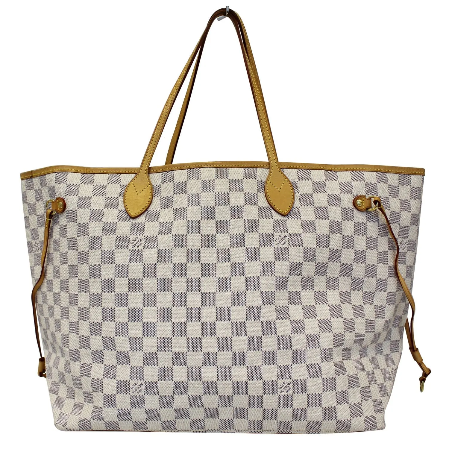 LOUIS VUITTON Neverfull GM Damier Azur Tote Shoulder Bag