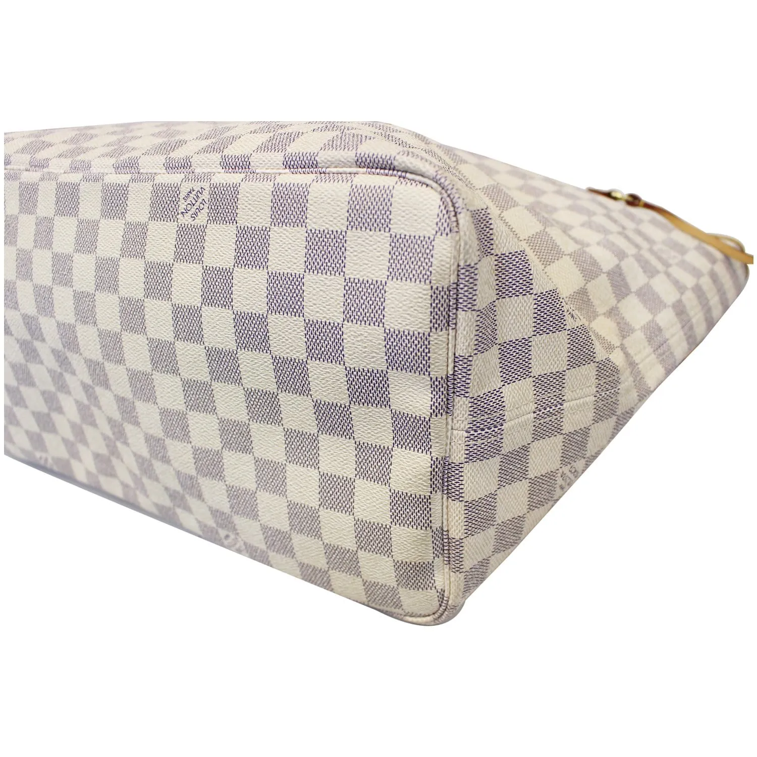 LOUIS VUITTON Neverfull GM Damier Azur Tote Shoulder Bag