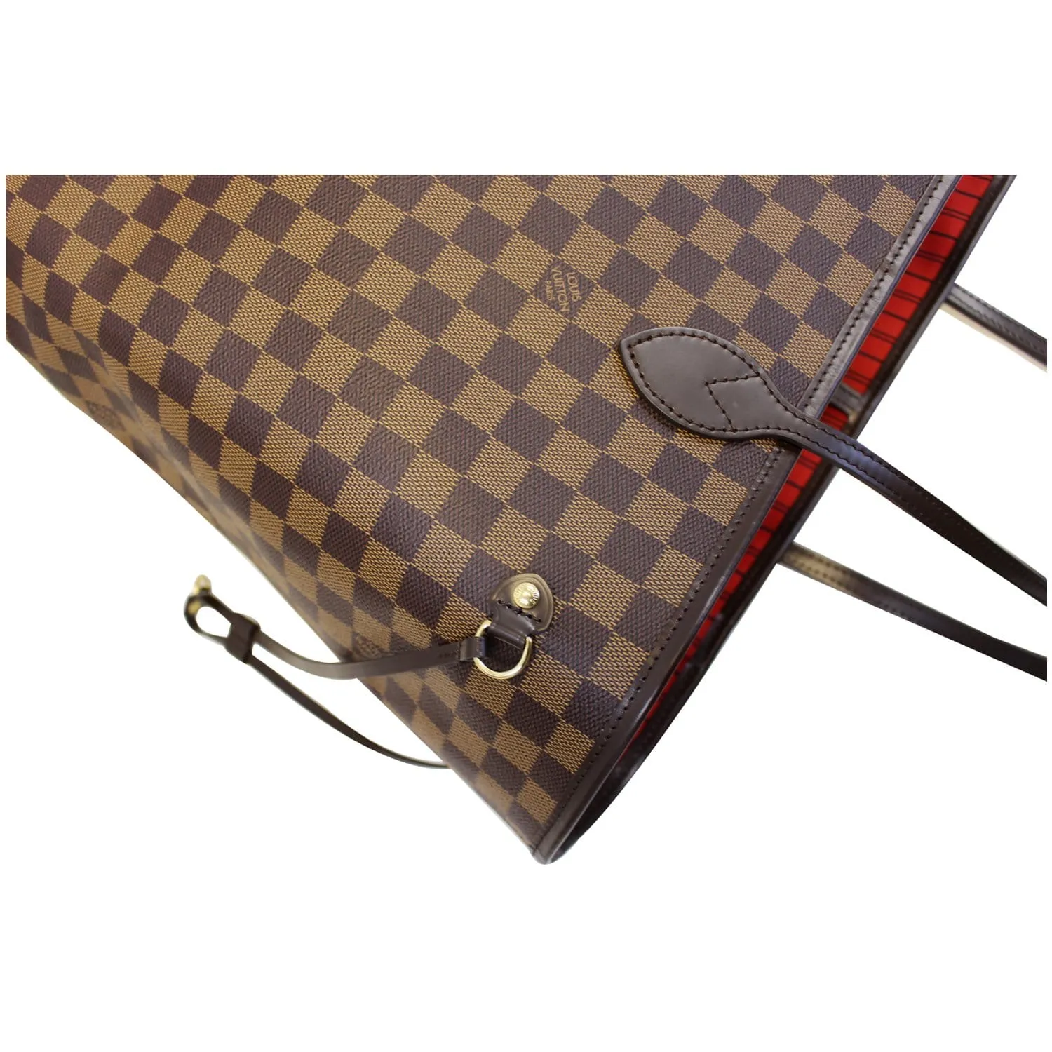LOUIS VUITTON Neverfull GM Damier Ebene Tote Shoulder Bag