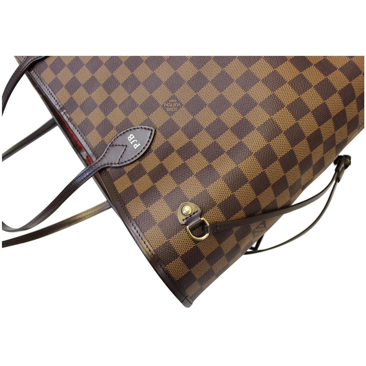 LOUIS VUITTON Neverfull GM Damier Ebene Tote Shoulder Bag