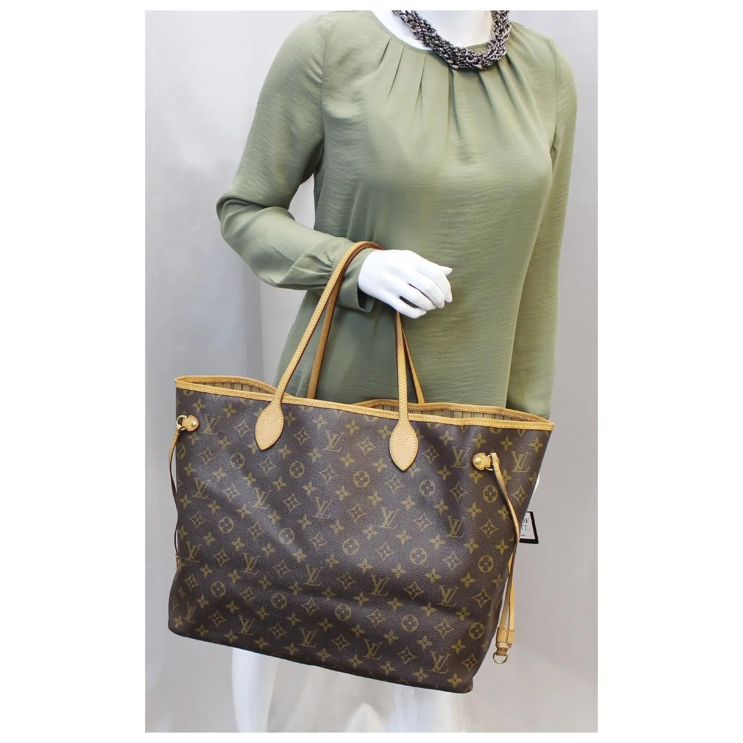 LOUIS VUITTON Neverfull GM Monogram Canvas Tote Shoulder Bag