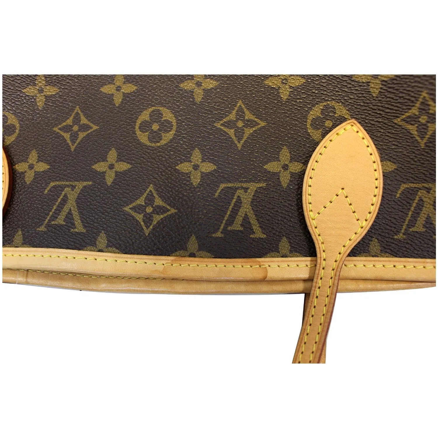 LOUIS VUITTON Neverfull MM Monogram Canvas Tote Bag Fuchsia