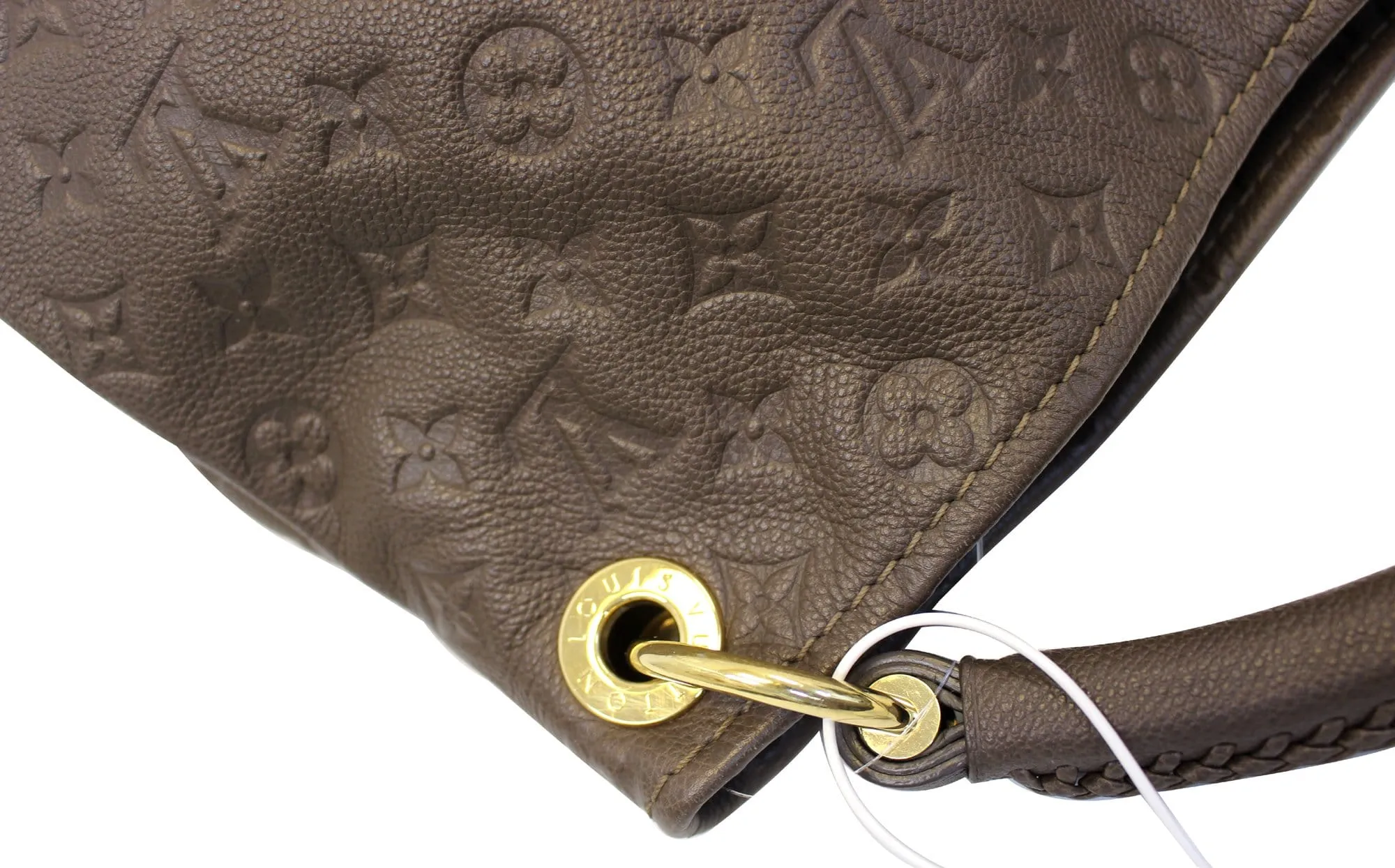 LOUIS VUITTON Terre Monogram Empreinte Leather Artsy MM Shoulder Bag