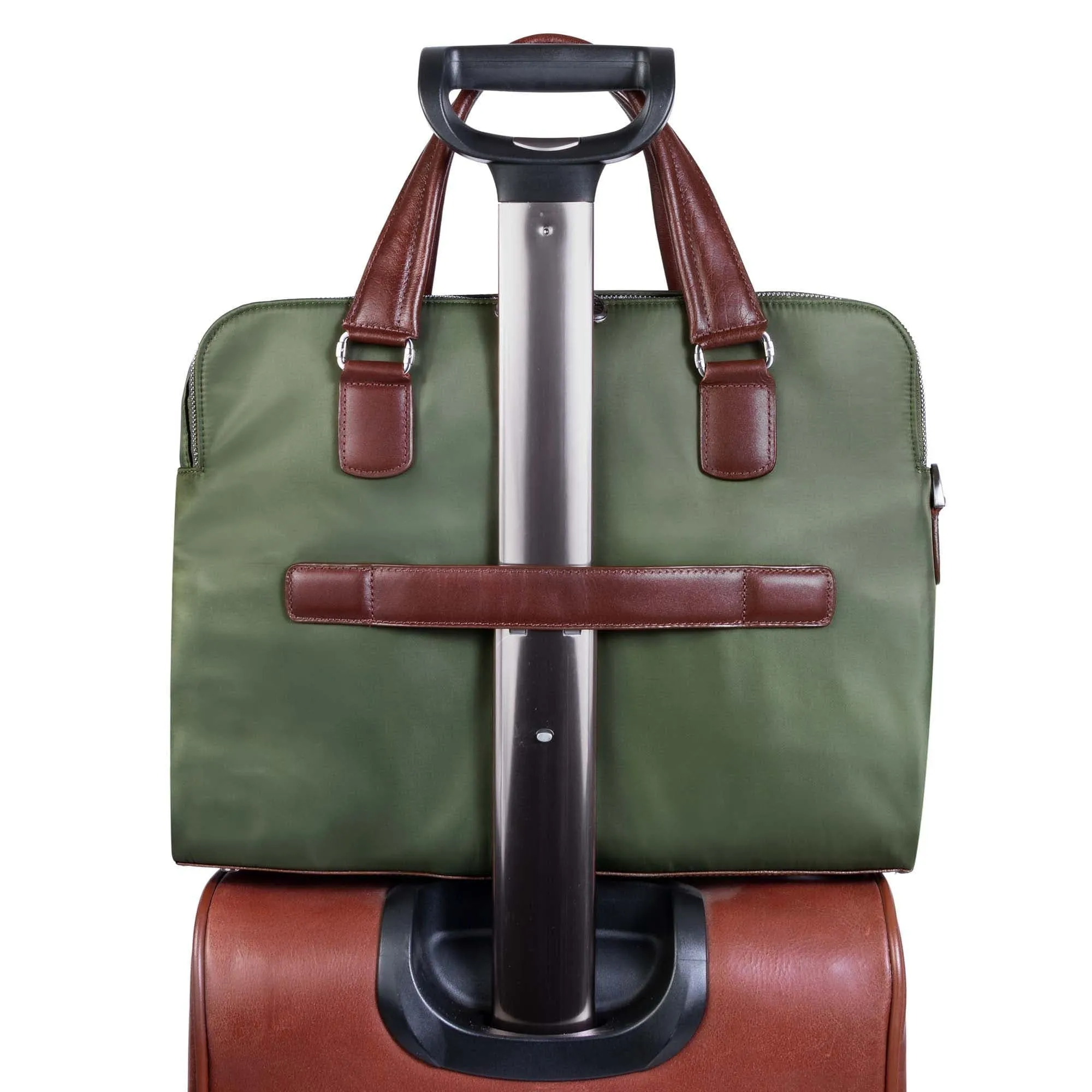 Mcklein USA Hartford 15" Nylon Dual Compartment Briefcase