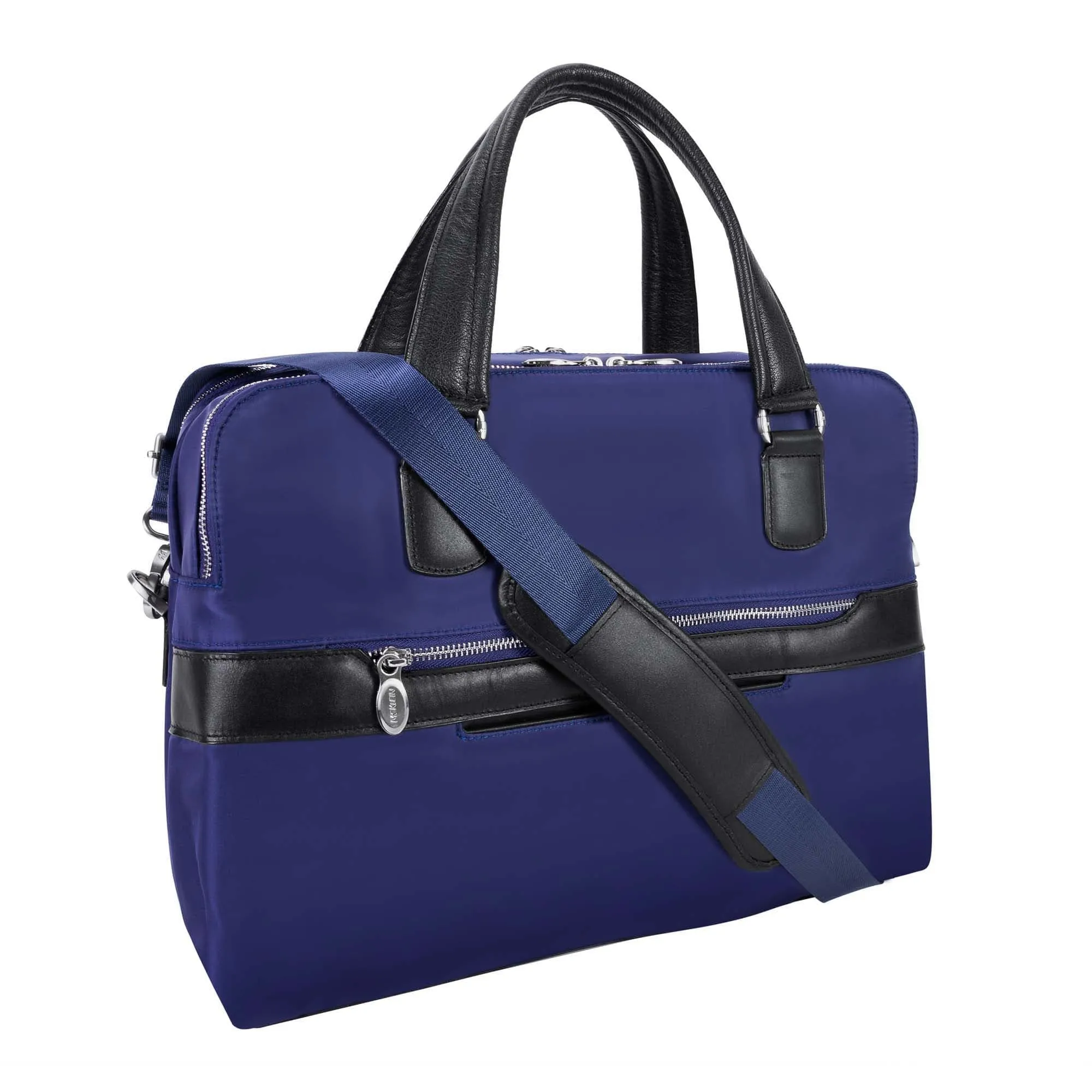 Mcklein USA Hartford 15" Nylon Dual Compartment Briefcase