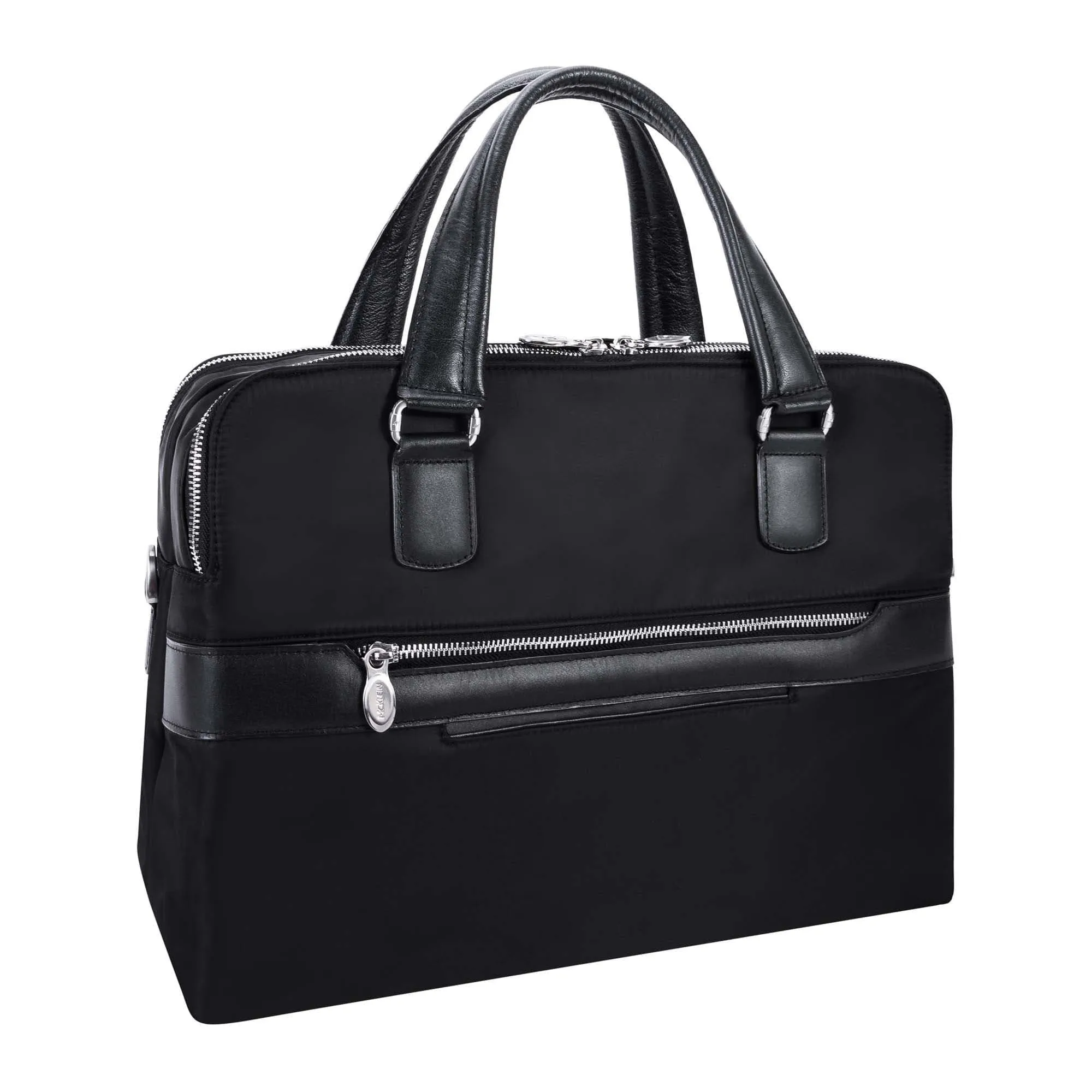 Mcklein USA Hartford 15" Nylon Dual Compartment Briefcase