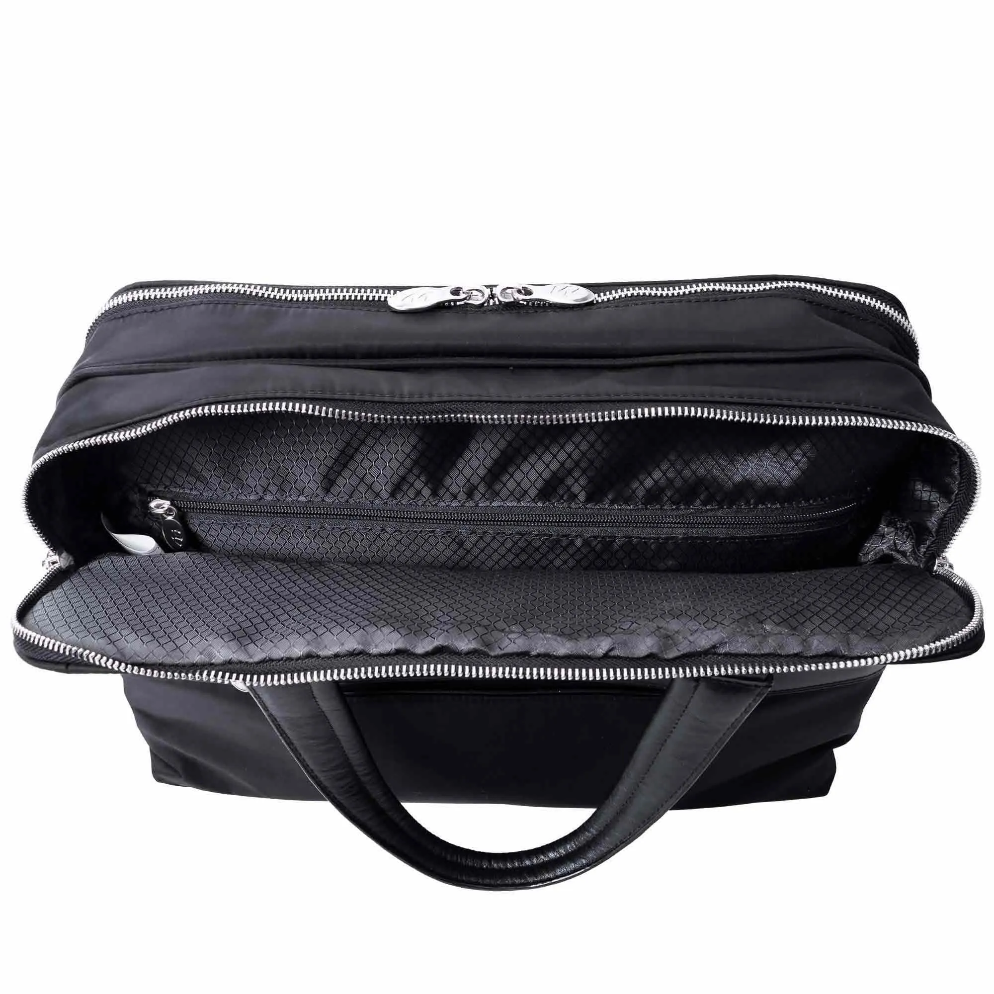 Mcklein USA Hartford 15" Nylon Dual Compartment Briefcase