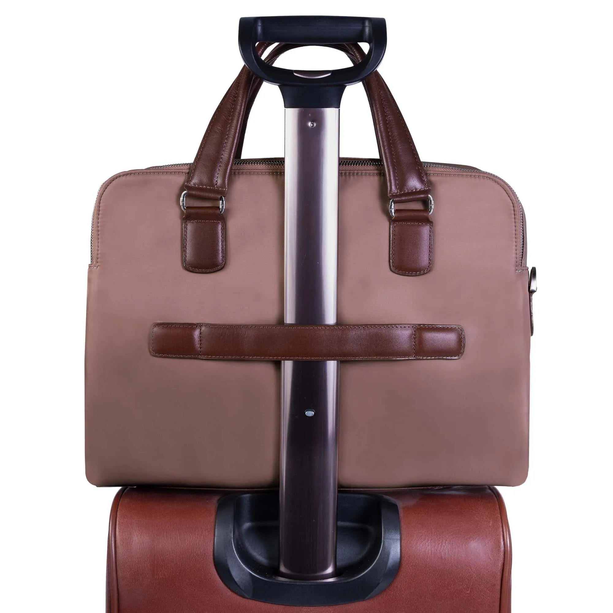 Mcklein USA Hartford 15" Nylon Dual Compartment Briefcase
