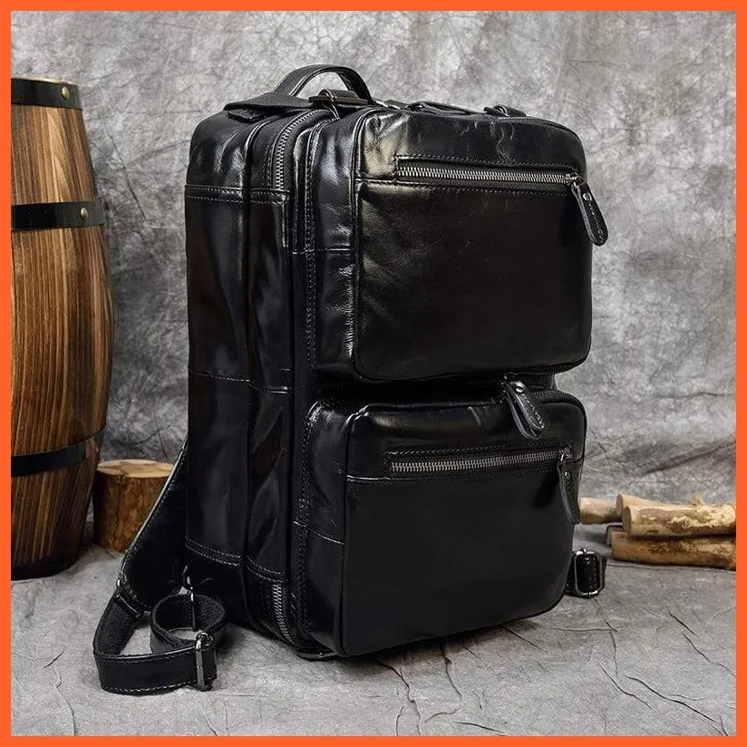 Men Briefcase Leather Hand Bag