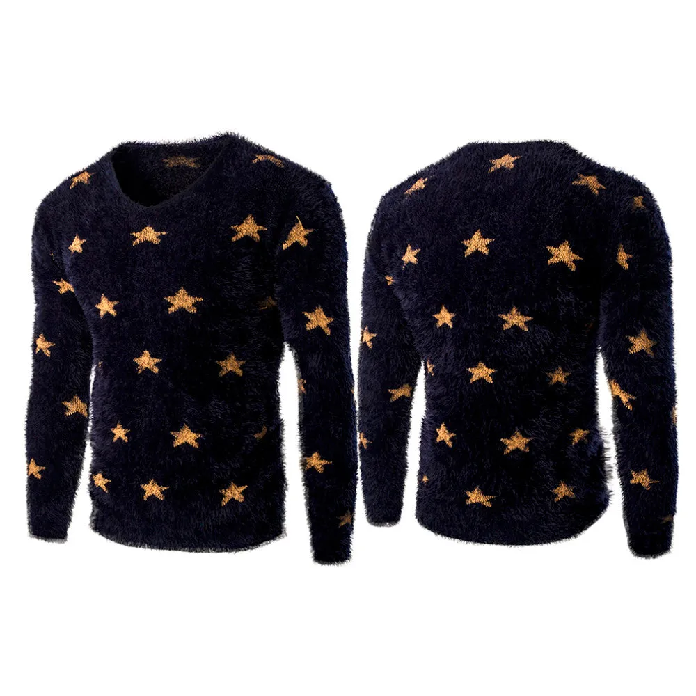 Men's Holiday Star Sweater