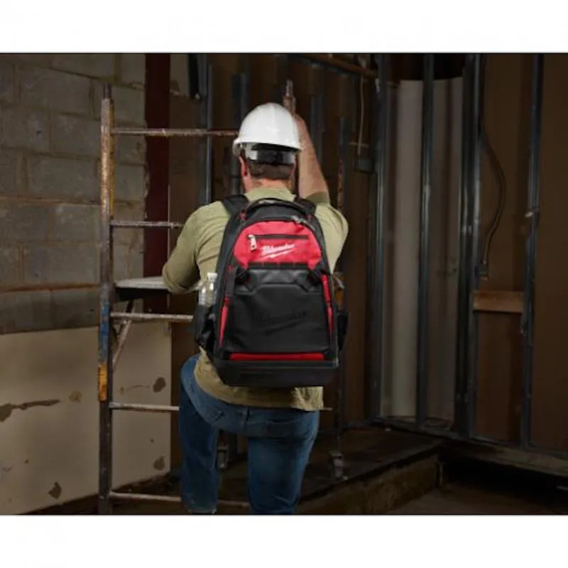 MILWAUKEE Heavy Duty Jobsite Bagpack Contractor Bag with Hard Base 48-22-8200Y