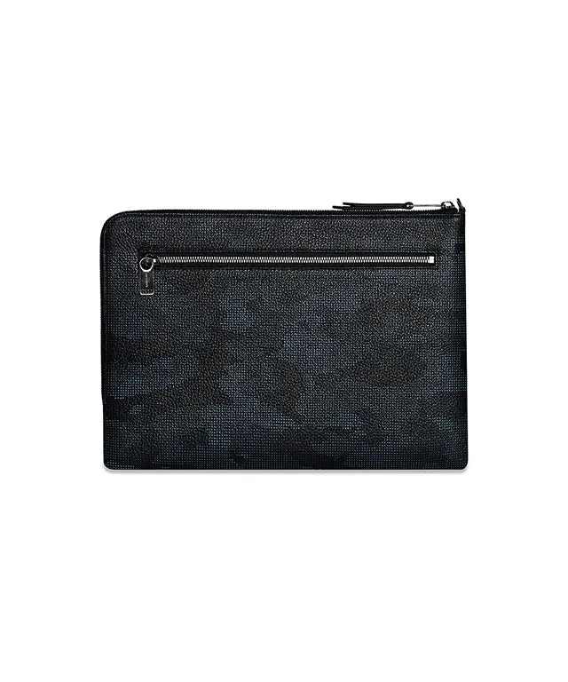 Monster G Italian Genuine Leather Golf & Daily Clutch Camo Black