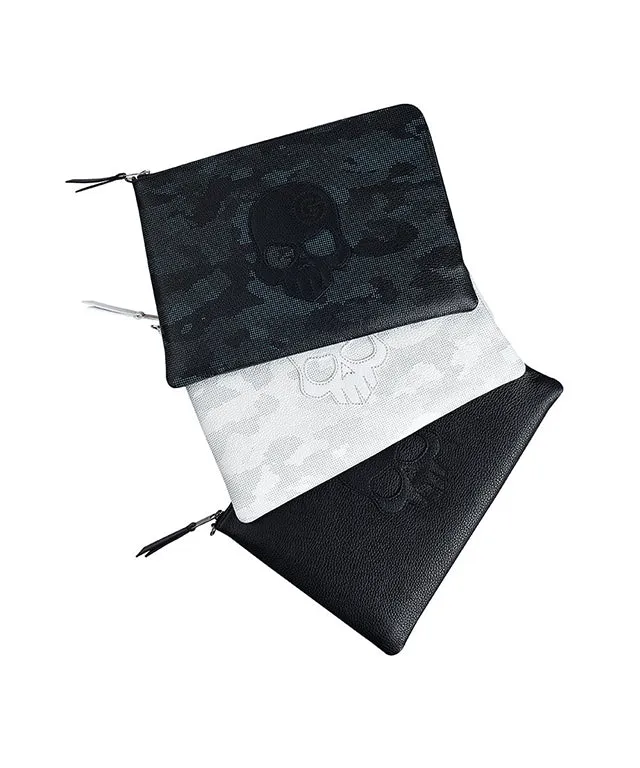 Monster G Italian Genuine Leather Golf & Daily Clutch Camo Black