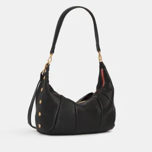 Morgan | Black/Brushed Gold Red Zip