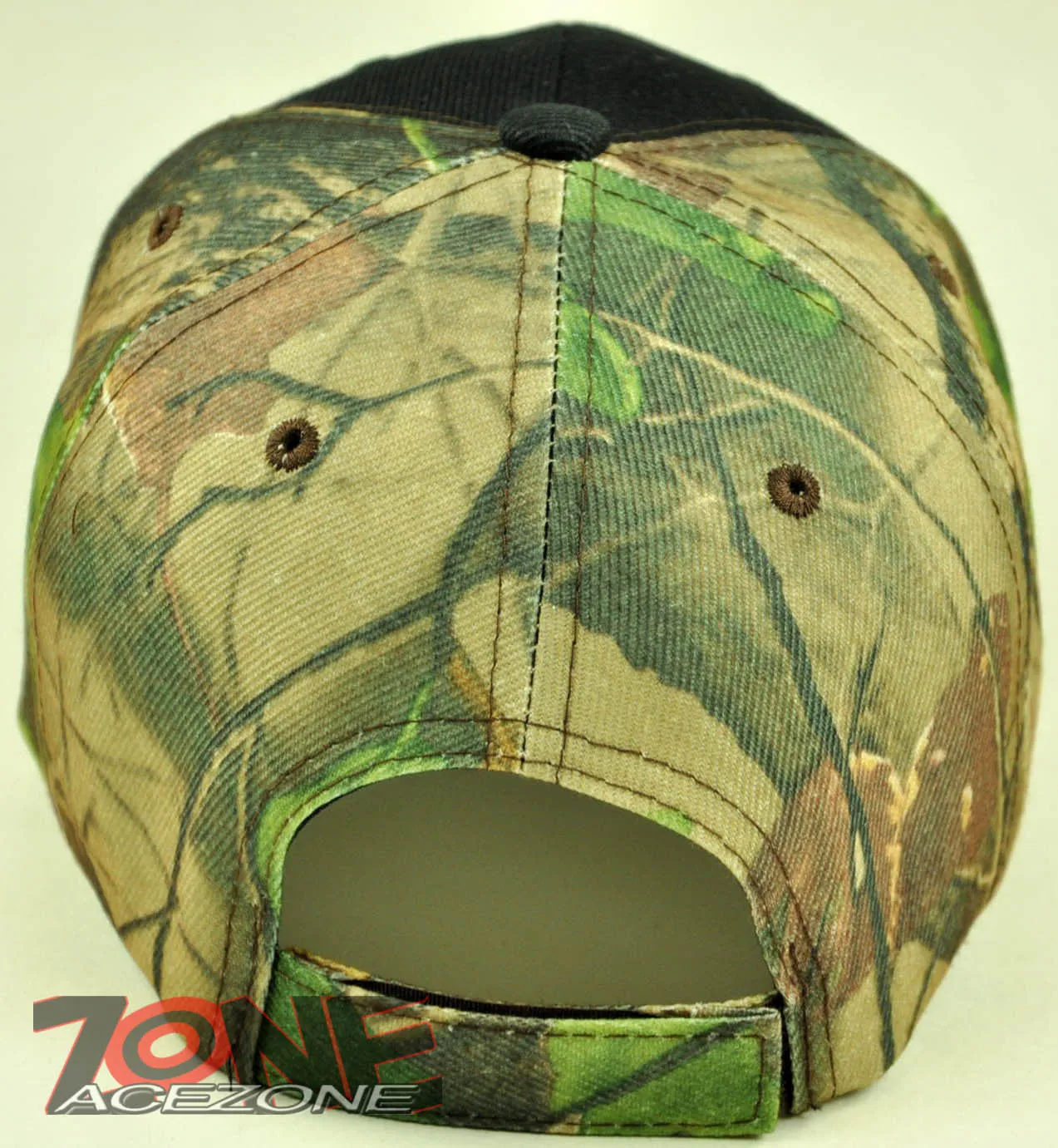 NEW! DUCK OUTDOOR HUNTING HUNTER SIDE FLAME CAP HAT BLACK