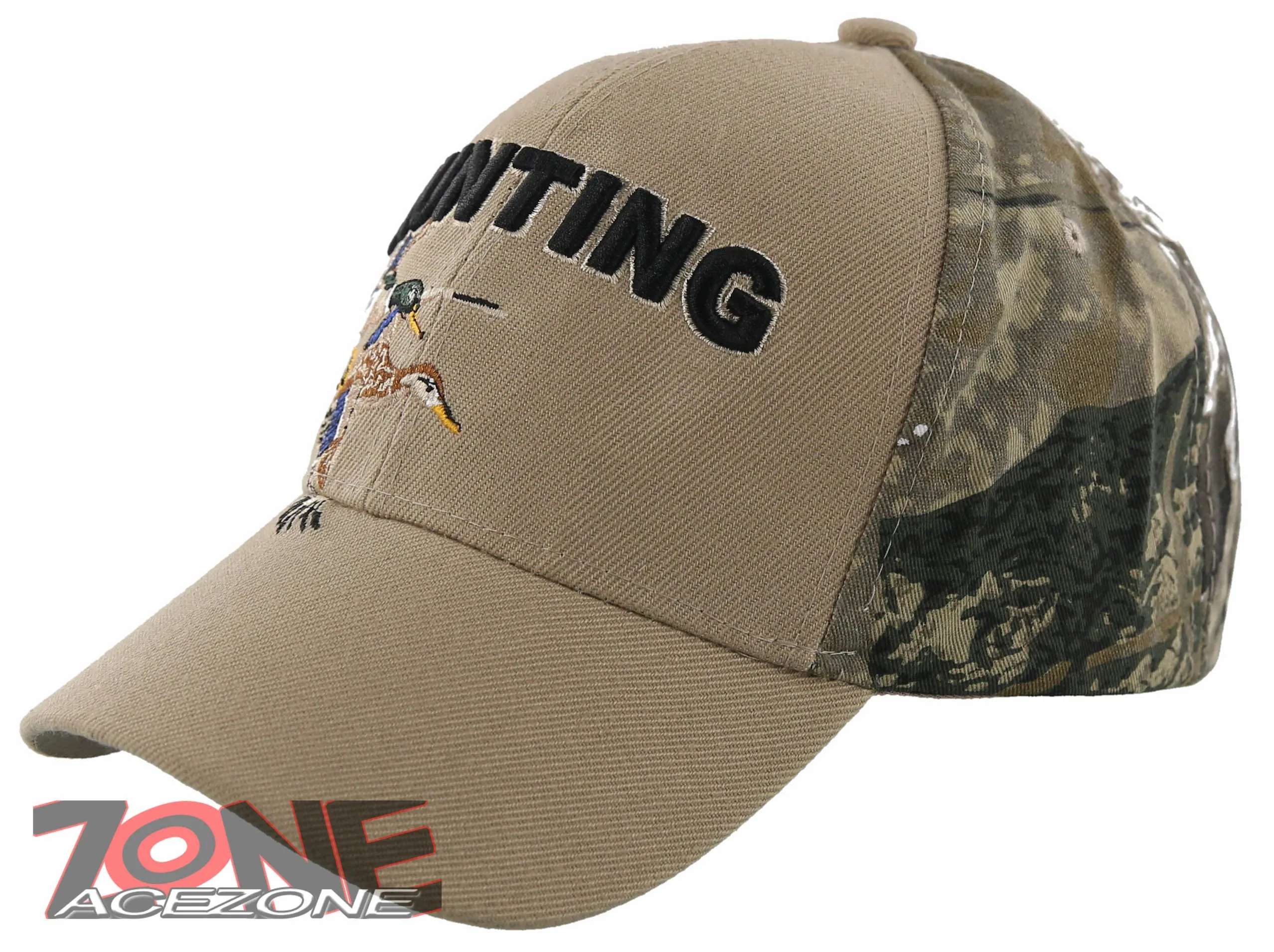 NEW! DUCK OUTDOOR HUNTING HUNTER SIDE HUNT BALL CAP HAT TAN