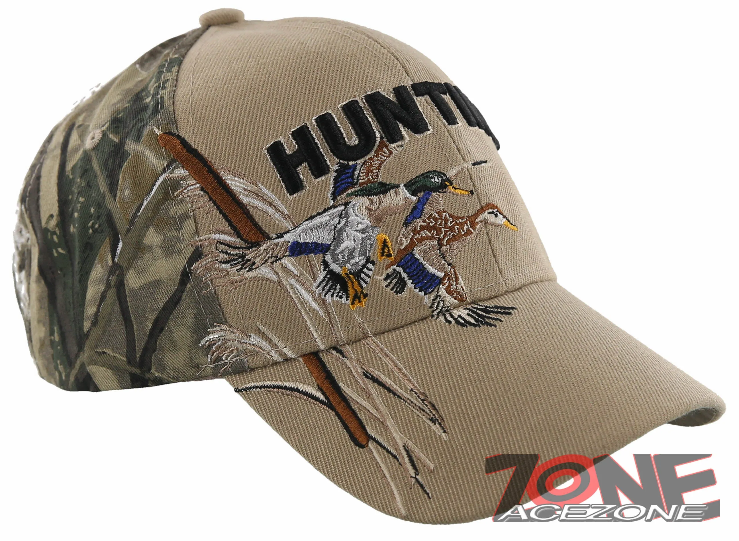 NEW! DUCK OUTDOOR HUNTING HUNTER SIDE HUNT BALL CAP HAT TAN