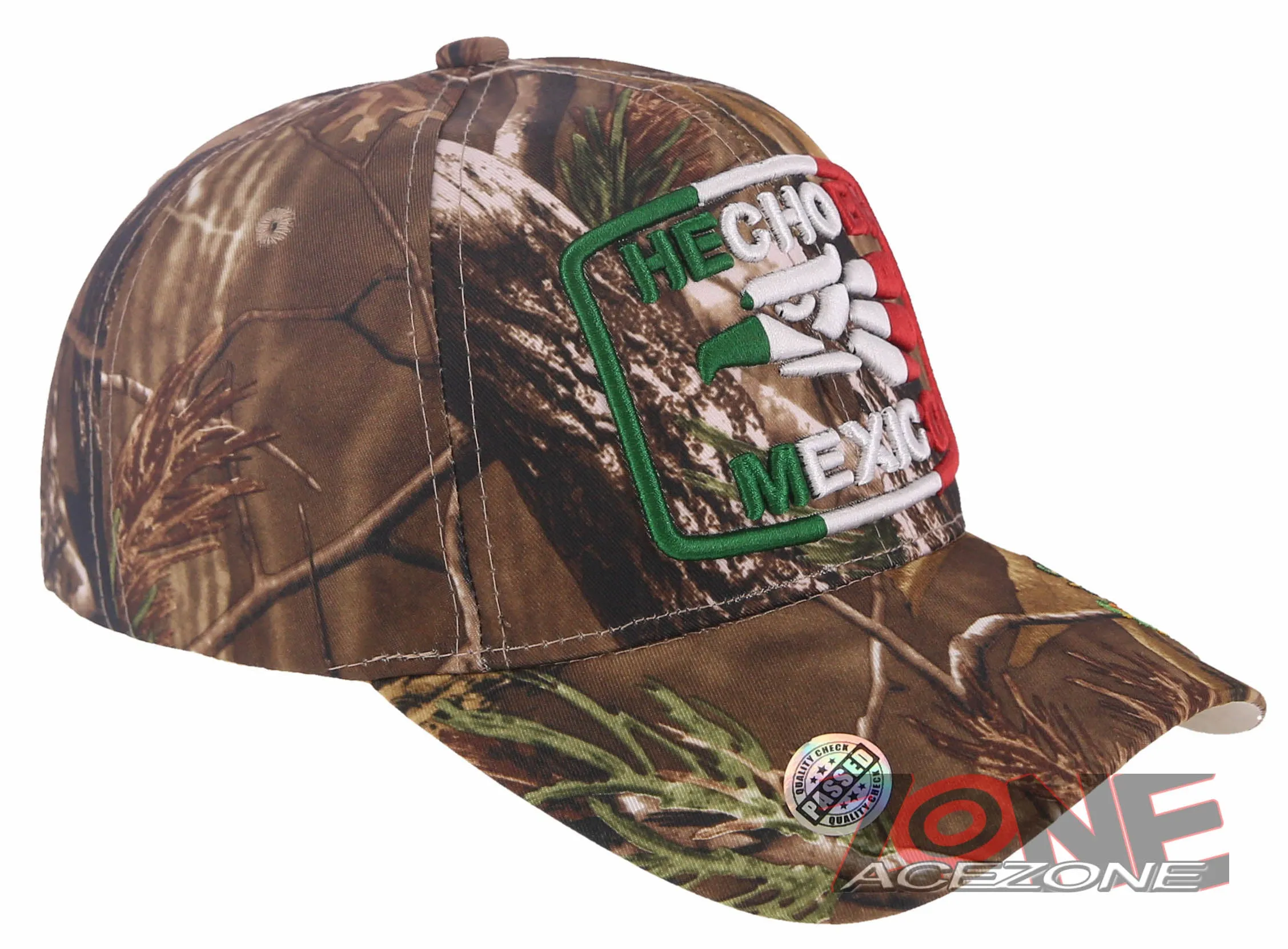 NEW! HECHO EN MEXICO MEXICAN EAGLE BASEBALL CAP HAT HUNTING CAMO