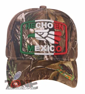 NEW! HECHO EN MEXICO MEXICAN EAGLE BASEBALL CAP HAT HUNTING CAMO