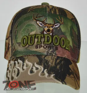 NEW! HUNTER HUNT DEER BUCK OUTDOOR SPORTS SIDE FRAME CAP HAT CAMO