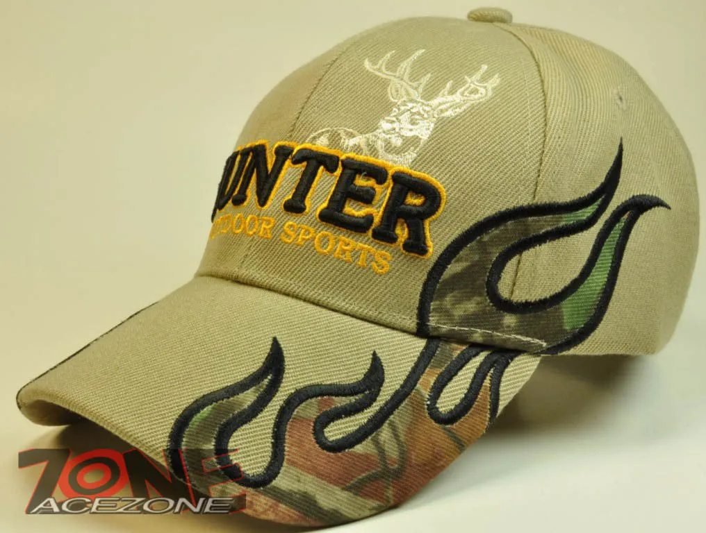 NEW! HUNTER OUTDOOR SPORTS HUNTING CAP HAT TAN