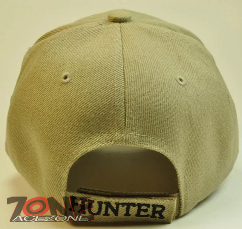 NEW! HUNTER OUTDOOR SPORTS HUNTING CAP HAT TAN