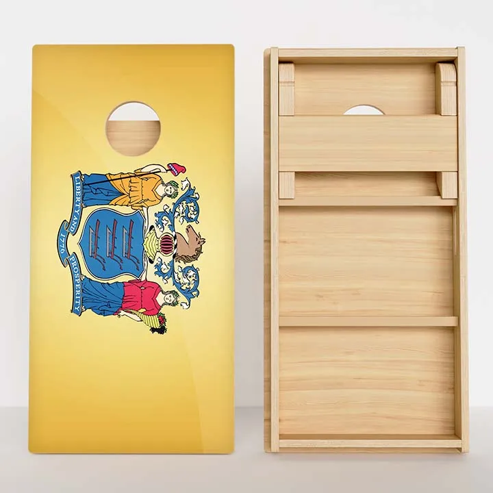 New Jersey Flag Professional Cornhole Boards