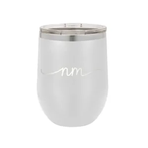 New Mexico Rep Your State White 12oz Insulated Tumbler