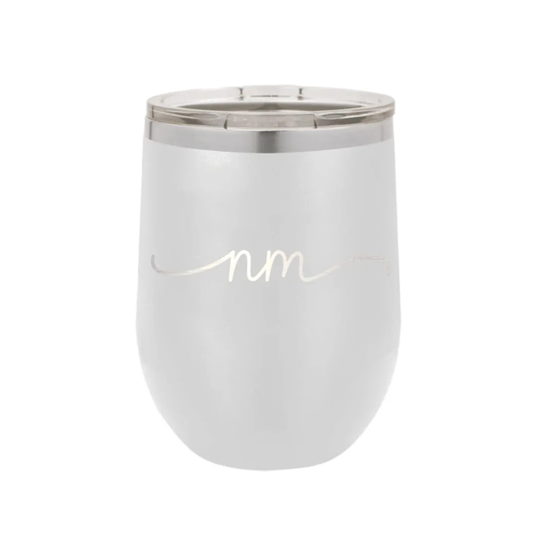 New Mexico Rep Your State White 12oz Insulated Tumbler