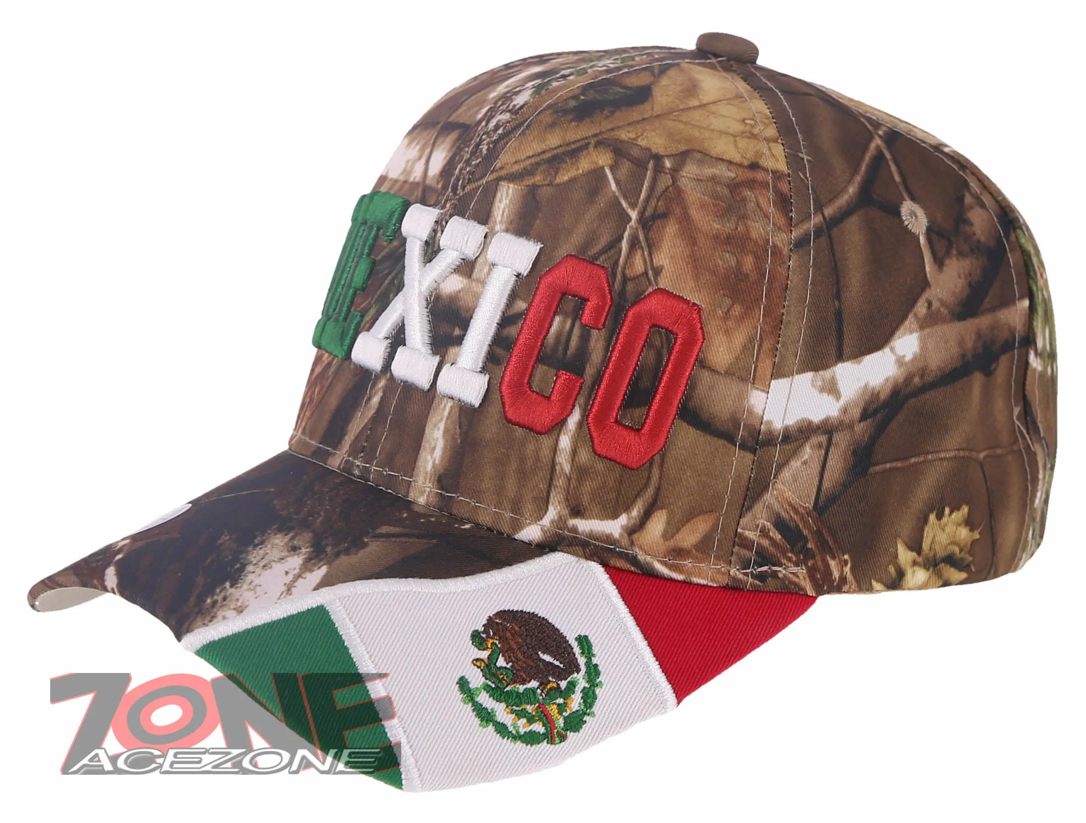 NEW! MEXICO SIDE FLAG BASEBALL CAP HAT HUNTING CAMO