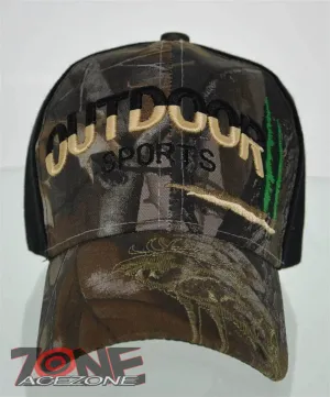 NEW! OUTDOOR SPORTS HUNTER HUNT ELK BUCK CAP HAT CAMO BLACK