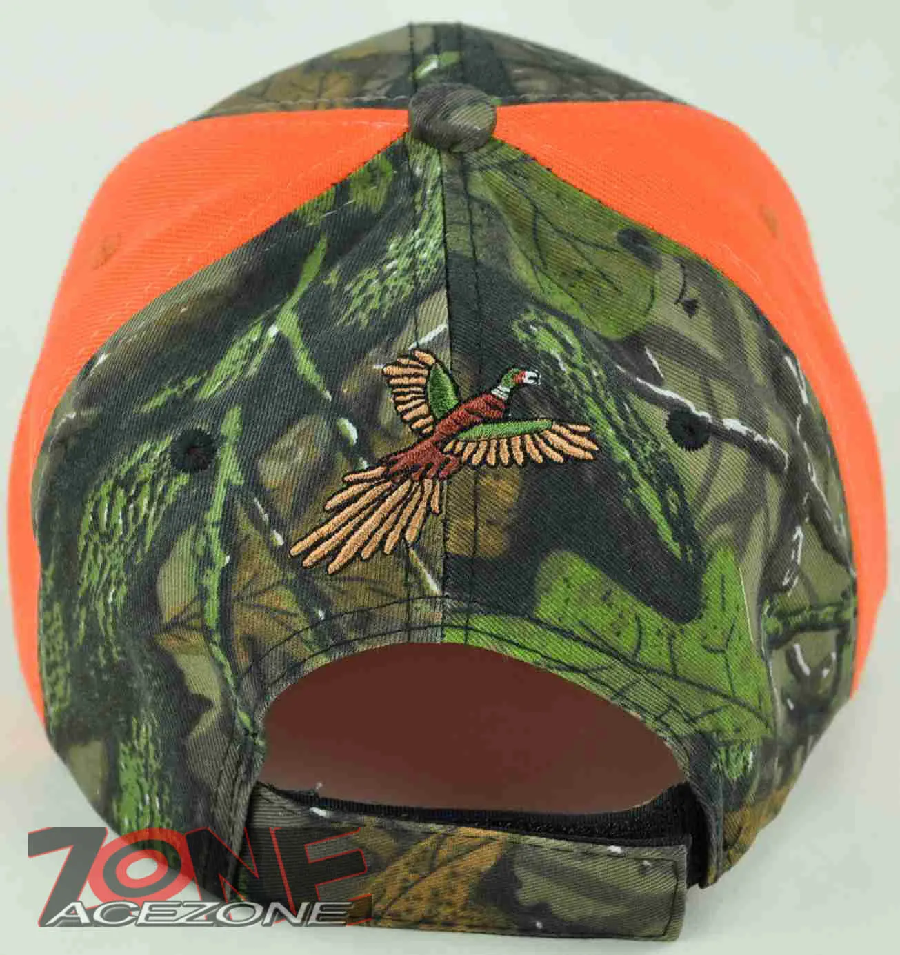 NEW! PHEASANT HUNTING FLAME CAMO ORANGE CAP HAT