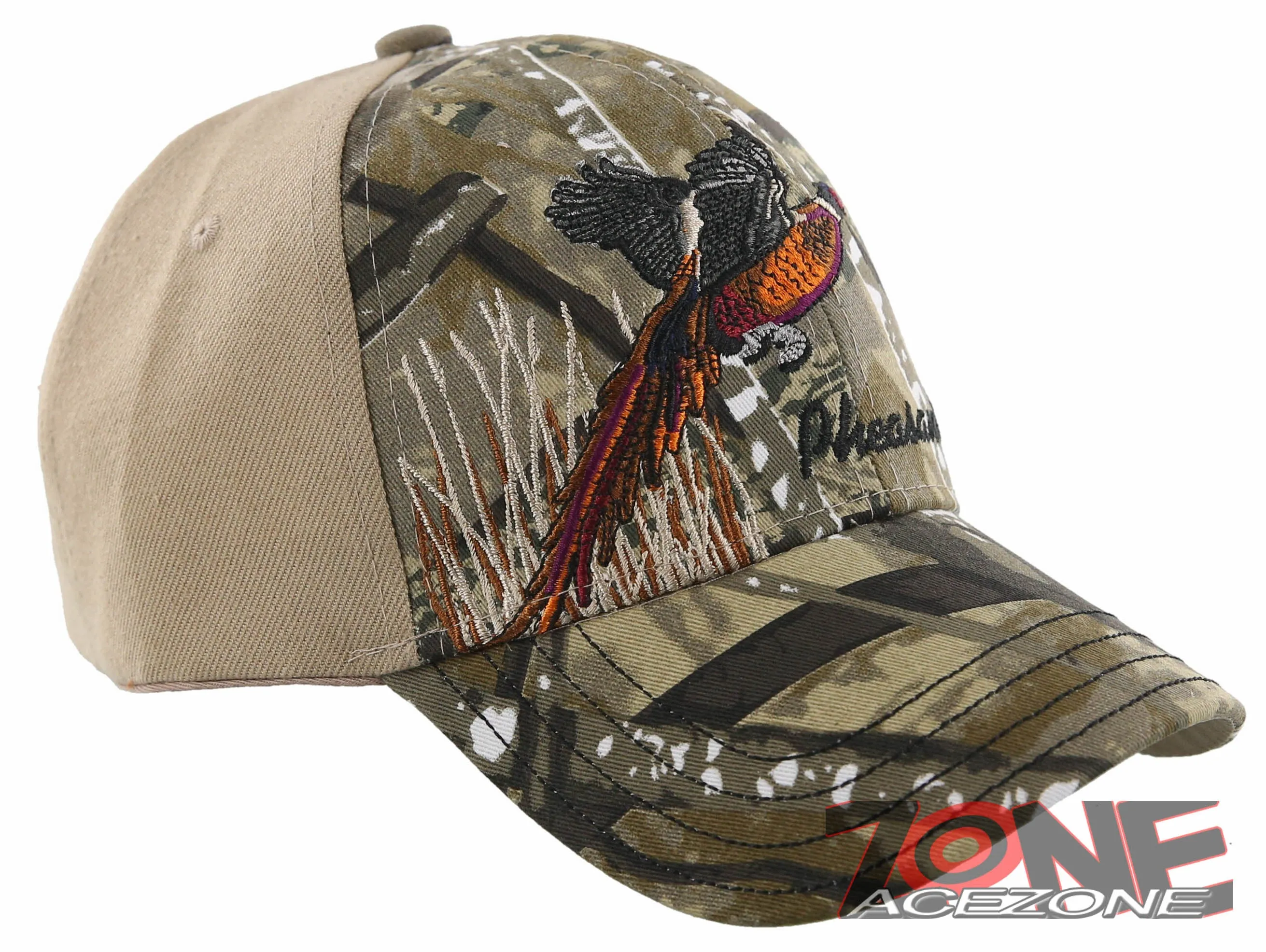 NEW! PHEASANT OUTDOOR HUNTING SIDE BALL CAP HAT CAMO