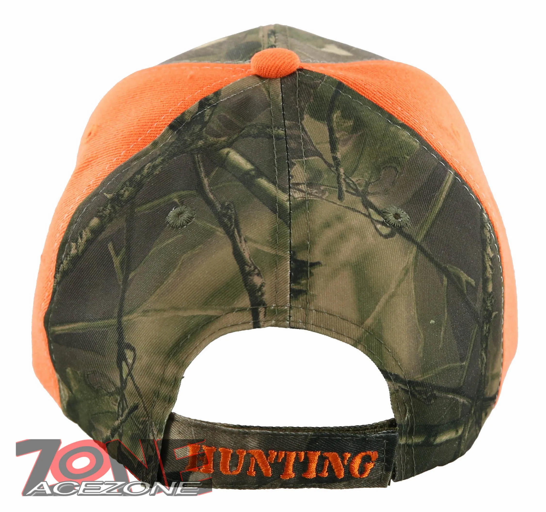 NEW! RATHER HUNTING OUTDOOR SPORTS HUNTER CAP HAT ORANGE CAMO