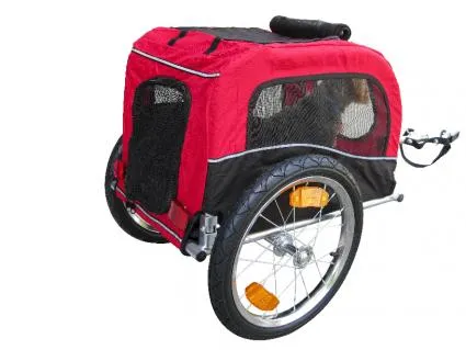 (Open Box Return) Booyah Small Pet Stroller and Trailer - Orange