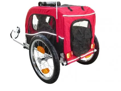 (Open Box Return) Booyah Small Pet Stroller and Trailer - Orange