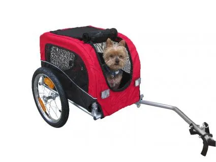 (Open Box Return) Booyah Small Pet Stroller and Trailer - Orange