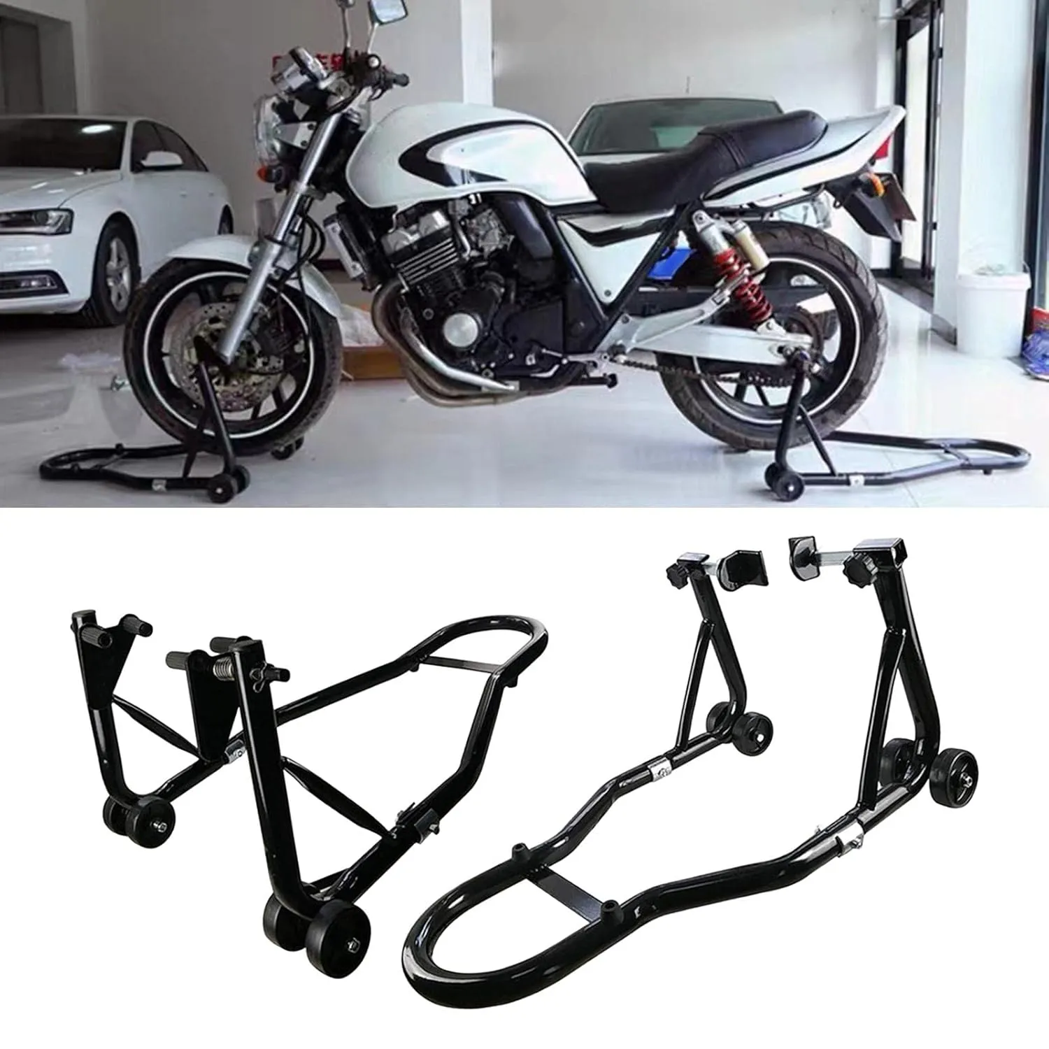 PCC Front & Rear Universal Motorcycle Tyre Stand