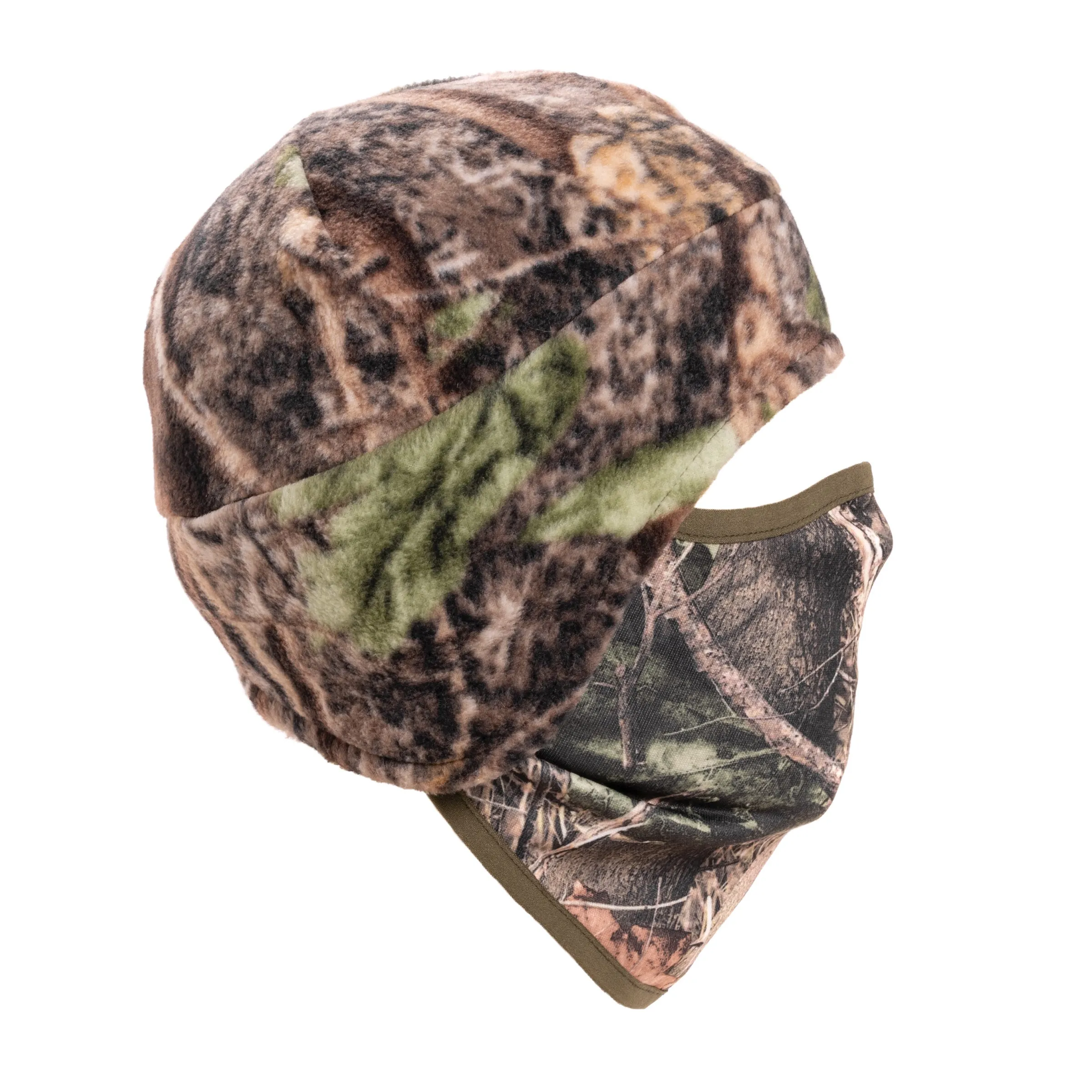 QuietWear Spandex/Fleece Hat with Mask
