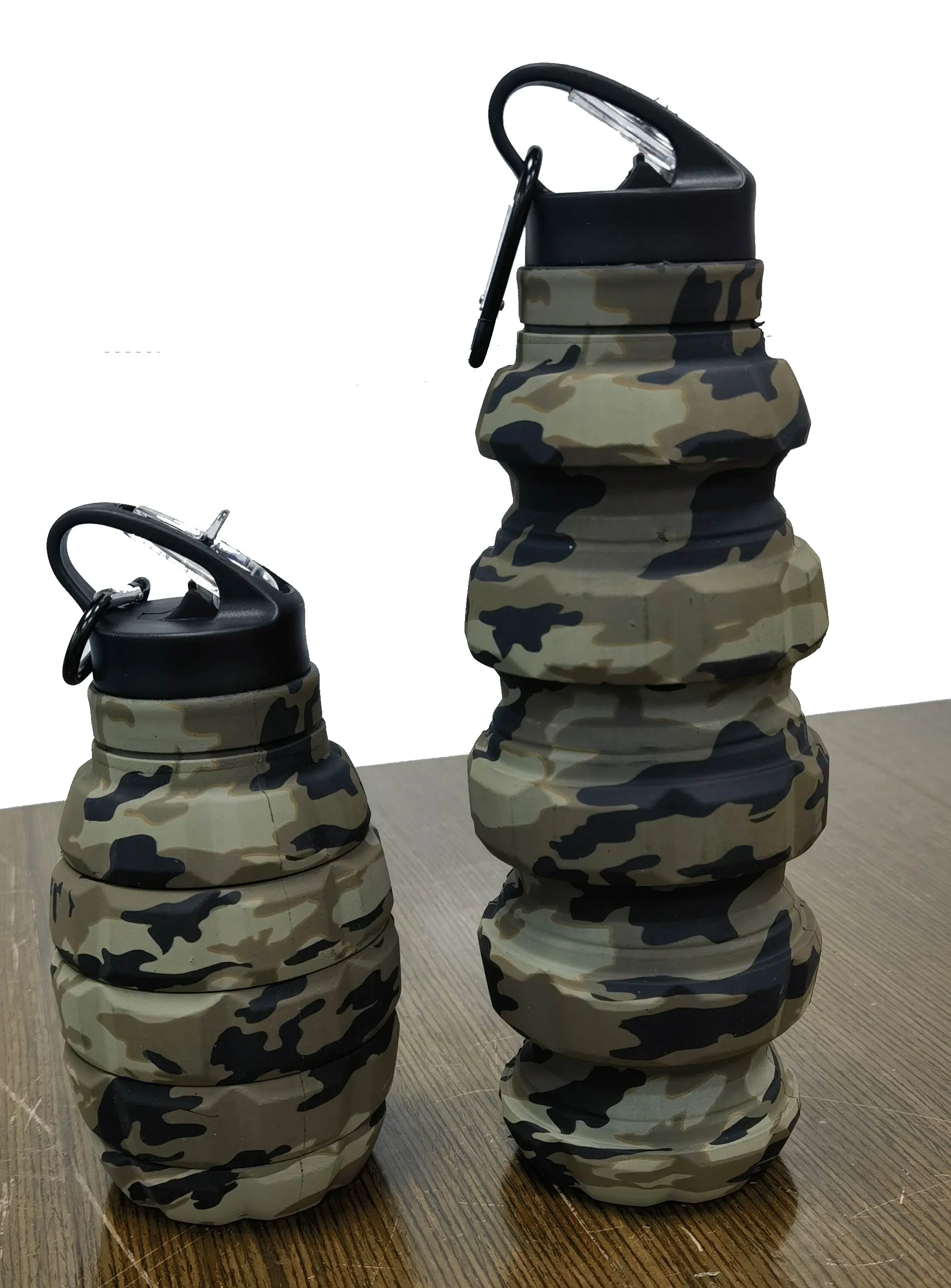 RECON GS2 Eco Silicone Bpa Free Collapsible Drinking Foldable Water Bottle 580ml