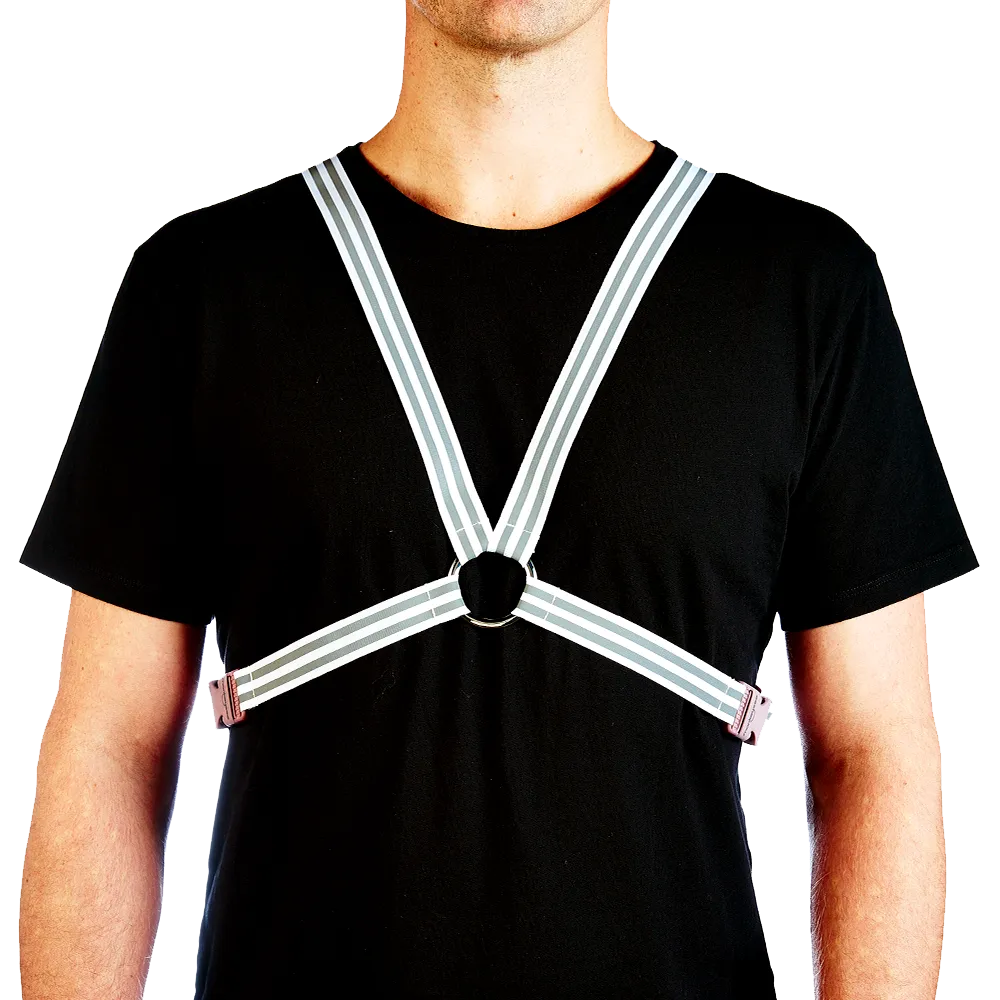 Reflective Cycle Harness - White