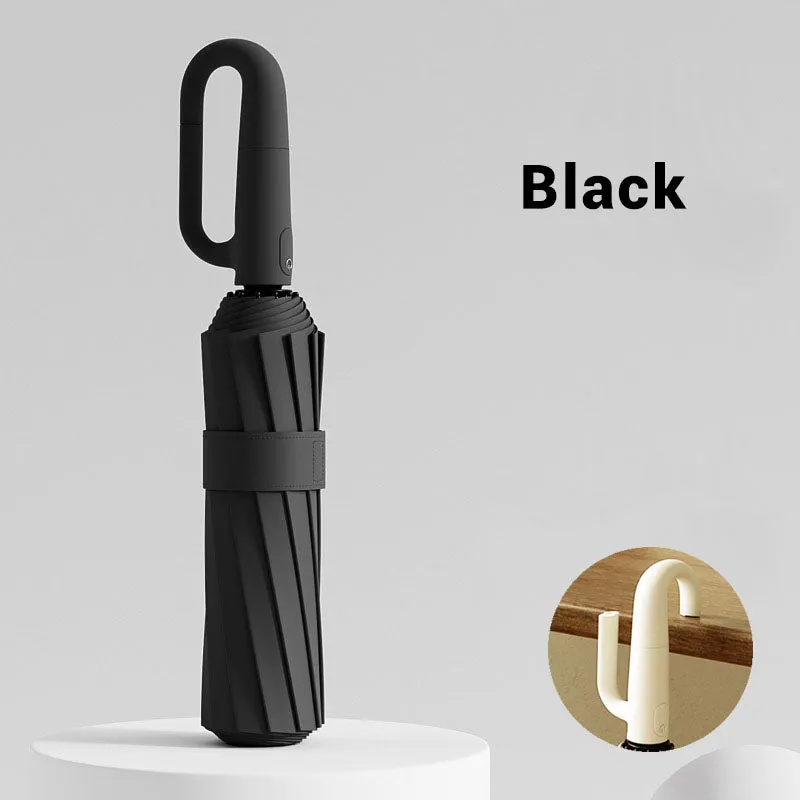 Reflective Safety Strip Ring Buckle Umbrella